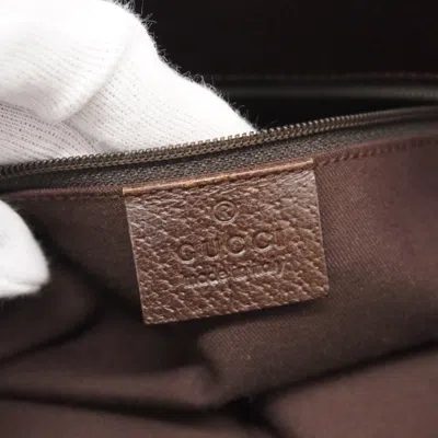Pre-owned Gucci Brown Canvas Tote Bag ()