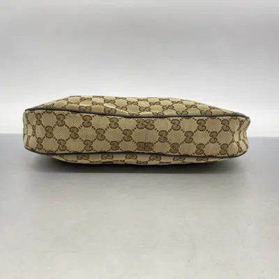 Pre-owned Gucci Brown Canvas Shoulder Bag ()