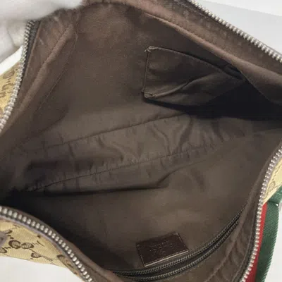 Pre-owned Gucci Brown Canvas Shoulder Bag ()
