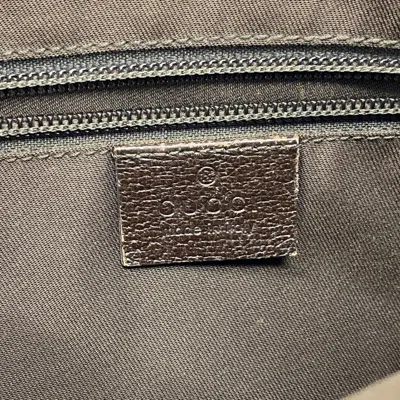 Pre-owned Gucci Brown Canvas Shoulder Bag ()