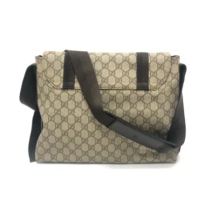 Pre-owned Gucci Brown Gg Canvas Shoulder Bag ()