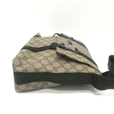Pre-owned Gucci Brown Gg Canvas Shoulder Bag ()