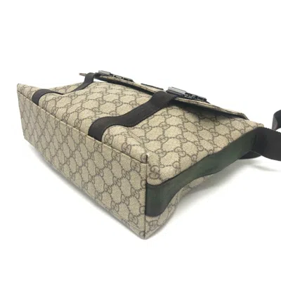 Pre-owned Gucci Brown Gg Canvas Shoulder Bag ()