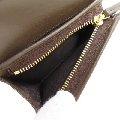 Pre-owned Gucci Brown Gg Supreme Wallet (bi-fold) ()