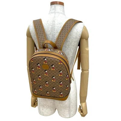 Pre-owned Gucci Brown Leather Backpack ()