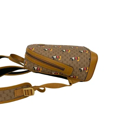 Pre-owned Gucci Brown Leather Backpack ()