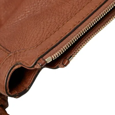 Pre-owned Gucci Brown Leather Shoulder Bag ()
