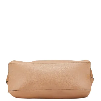 Pre-owned Gucci Brown Leather Shoulder Bag Tote Bag ()