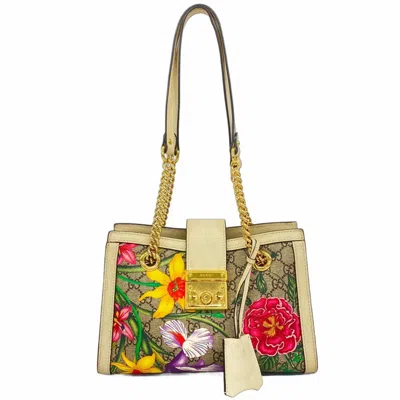 Pre-owned Gucci Brown Multi-color Pvc Shoulder Bag ()