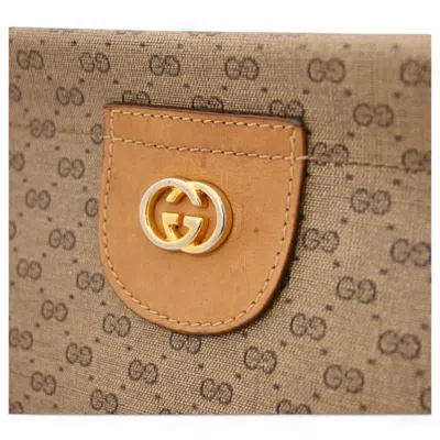 Pre-owned Gucci Brown Pvc Clutch Bag Pouch ()