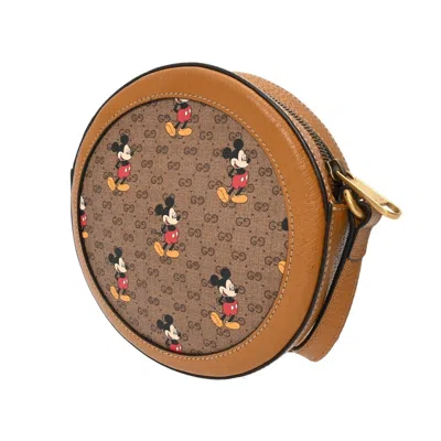 Pre-owned Gucci Brown Pvc Leather Shoulder Bag ()