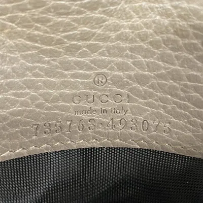 Pre-owned Gucci Brown Pvc Leather Wallet (bi-fold) ()