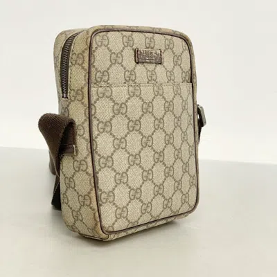 Pre-owned Gucci Brown Pvc Shoulder Bag ()