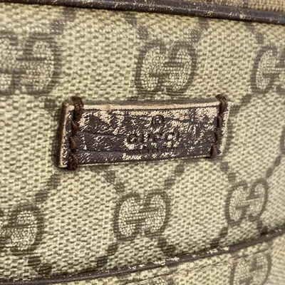 Pre-owned Gucci Brown Pvc Shoulder Bag ()