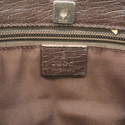 Pre-owned Gucci Brown Pvc Tote Bag ()
