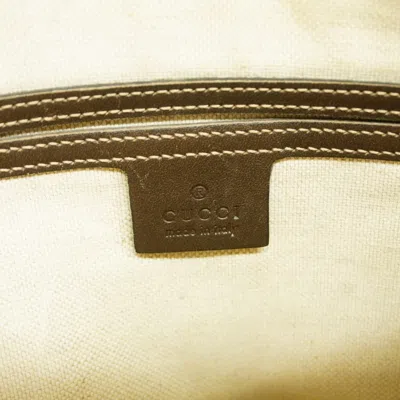 Pre-owned Gucci Brown Pvc Shoulder Bag ()