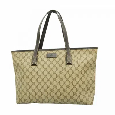Pre-owned Gucci Brown Pvc Tote Bag ()