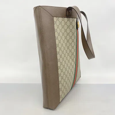 Pre-owned Gucci Brown Pvc Tote Bag ()