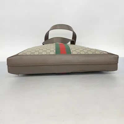 Pre-owned Gucci Brown Pvc Tote Bag ()