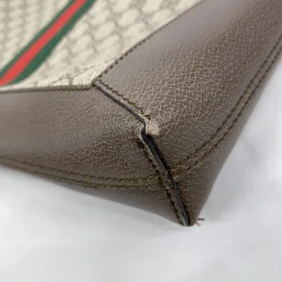 Pre-owned Gucci Brown Pvc Tote Bag ()