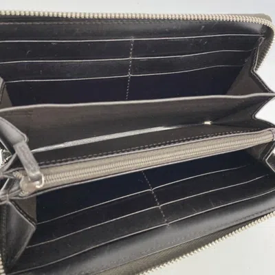 Pre-owned Gucci Dark Brown Leather Long Wallet (bi-fold) ()