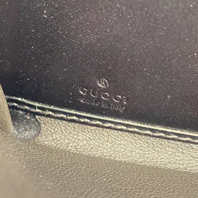 Pre-owned Gucci Dark Brown Leather Long Wallet (bi-fold) ()