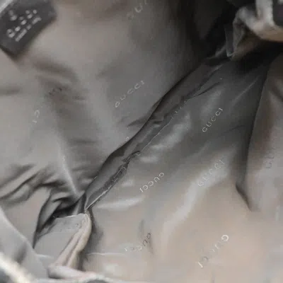 Pre-owned Gucci Drawstring Backpack Gg Canvas Brown Canvas Backpack Bag ()