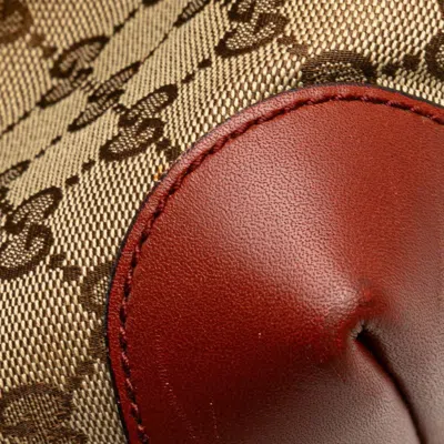 Pre-owned Gucci Gg Canvas Beige Brown Gg Canvas Tote Bag ()