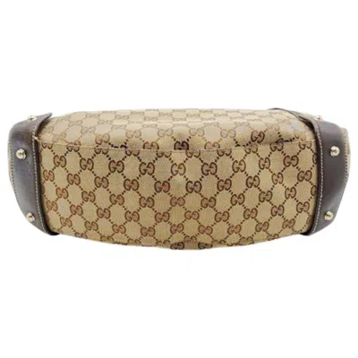 Pre-owned Gucci Gg Canvas Beige Gg Canvas Handbag Tote Bag () In Sand