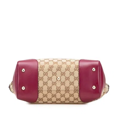 Pre-owned Gucci Gg Canvas Beige Gg Canvas Tote Bag () In Sand