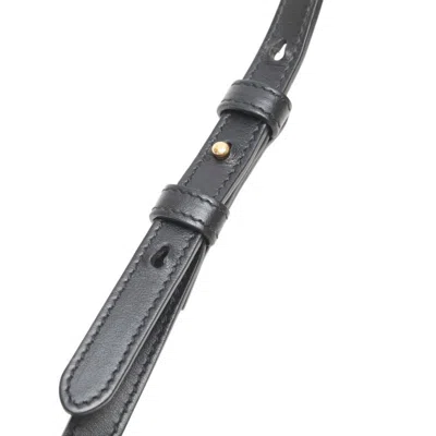 Pre-owned Gucci Gg Marmont Black Leather Shoulder Bag ()