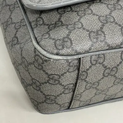 Pre-owned Gucci Gray Pvc Shoulder Bag ()