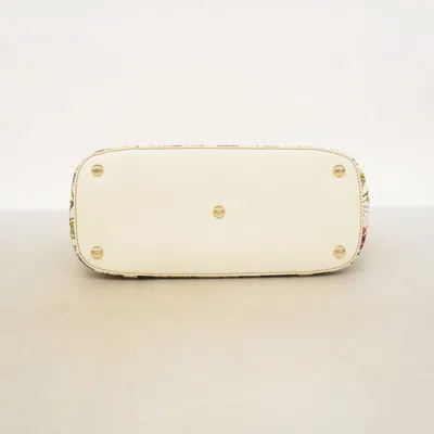 Pre-owned Gucci Ivory Multi-color Pvc Tote Bag ()