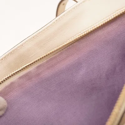 Pre-owned Gucci Ivory Multi-color Pvc Tote Bag ()