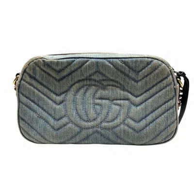 Pre-owned Gucci Multi-color Denim Shoulder Bag ()