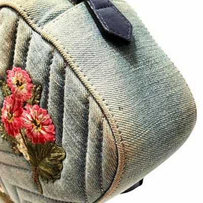 Pre-owned Gucci Multi-color Denim Shoulder Bag ()