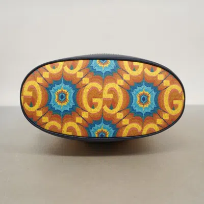 Pre-owned Gucci Navy Yellow Pvc Shoulder Bag ()