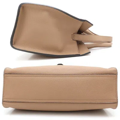 Pre-owned Gucci New Jackie Beige Leather Tote Bag () In Sand