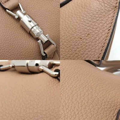 Pre-owned Gucci New Jackie Beige Leather Tote Bag () In Sand