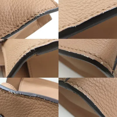 Pre-owned Gucci New Jackie Beige Leather Tote Bag () In Sand