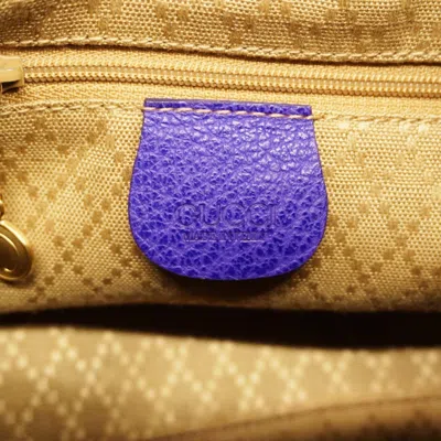 Pre-owned Gucci Purple Suede Backpack ()