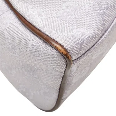 Pre-owned Gucci Purple Brown Gg Canvas Pouch Shoulder Bag ()