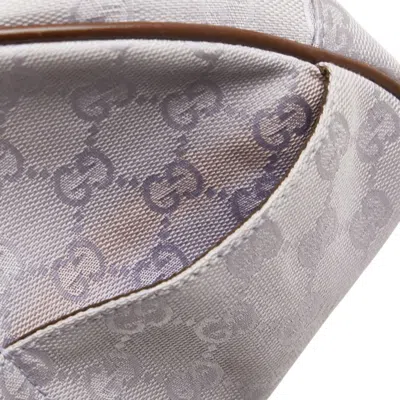 Pre-owned Gucci Purple Brown Gg Canvas Pouch Shoulder Bag ()