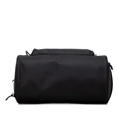 Pre-owned Gucci Sherry Line Black Nylon Handbag Shoulder Bag ()