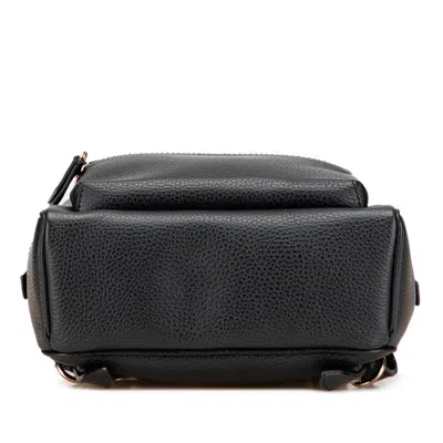 Pre-owned Gucci Soho Black Leather Backpack ()