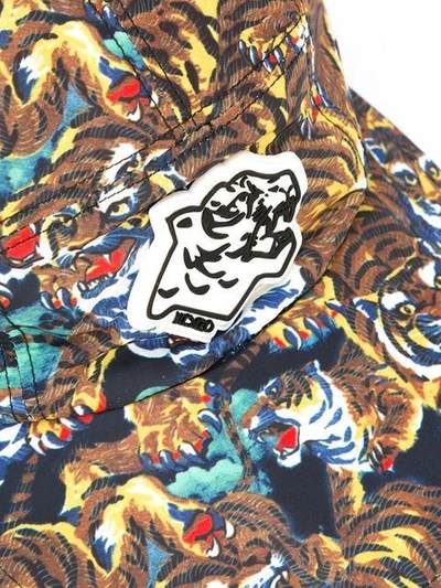 Shop Kenzo Flying Tiger Cap In Multicolour