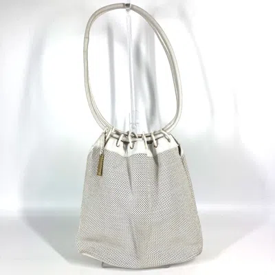 Pre-owned Gucci White Leather Pouch Shoulder Bag ()