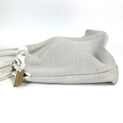 Pre-owned Gucci White Leather Pouch Shoulder Bag ()