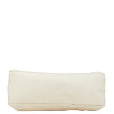 Pre-owned Gucci White Leather Shoulder Bag Tote Bag ()