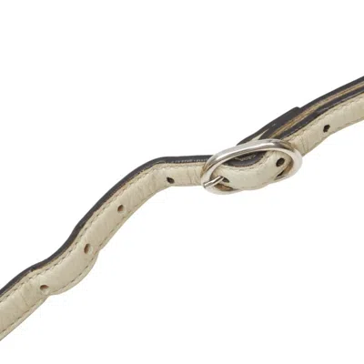 Pre-owned Gucci White Leather Shoulder Bag Tote Bag ()